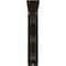 Ekena Millwork Loera Wrought Iron Bracket, (Triple center brace), Antiqued Brass 2"W x 7 1/2"D x 10"H BKTM02X07X10TLOABS - alternate 3